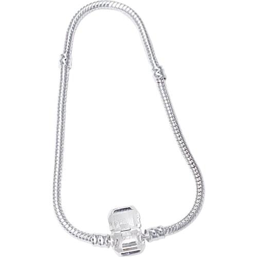 Popular European charm beads snake chain Bracelet Fit DIY Men and women Gift Bracelet Accessories