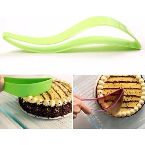 Birthday Cake Divider Food Grade Plastic Cake Knife Slicer Pie Cookies Fondant Pizza Tools Kitchen