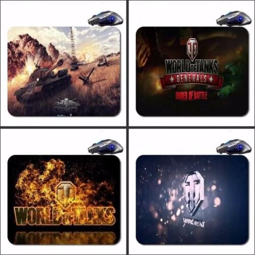 Mairuige 3D Printing World Of Tank Logo Game Rubber Desk Mouse Pad/Optical Mouse Pad/Notebook Mouse Pad/Anti-Slip Mouse Pad