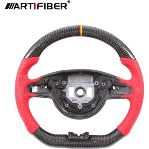 Race Display Carbon Fiber Steering Wheel for Mercedes Benz C E S Class GLA CLA CLS GLE SLC SL AMG