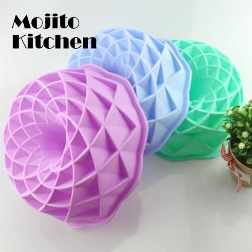 Silicone Mold Cake Bird Nest Shape Nonstick Round Baking Mousse Bakeware Kitchen Tools Random Color