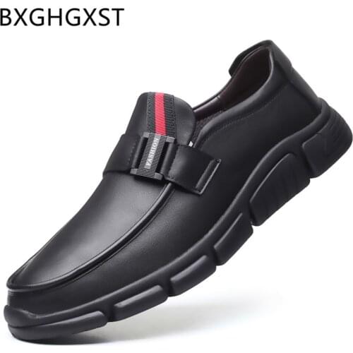 Loafers Men Casual Shoes Fashion Coiffeur Genuine Leather Shoes Men 2020 Slip on Designer Men Luxury Shoes Hommes Chaussures