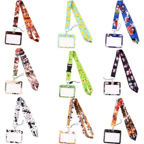 BH1512 Blinghero Anime Bank Credit Card Holder ID Holder Identity Badge With Cartoon Lanyard For Phone Key Office Supply