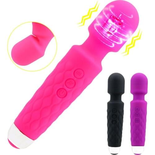10 Modes Powerful Vibrator Magic AV Wand Clitoris Stimulate Female Masturbation Massager Stick Sex Toys for Woman Adult Products