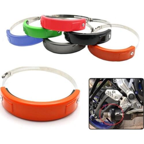 100-140mm Round Metal Exhaust Funnel Clamp Motorcycle Repair Parts Accessory Exhaust Funnel Fixing Ring for Motorcycle