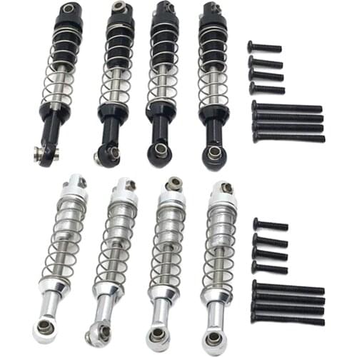 4pcs 62mm Upgrade Shock Absorber Damper for MN 1/12 D90 D91 99S for WPL C14 C24 RC Car Accs Parts