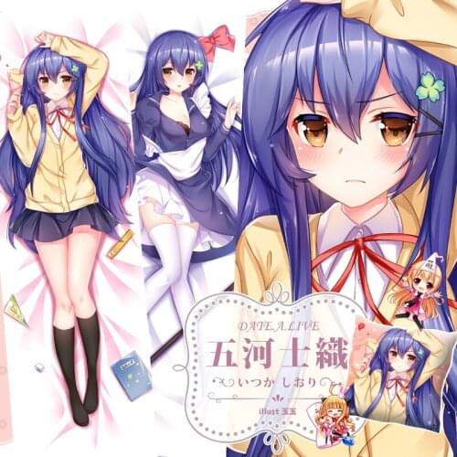 Anime Game Itsuka Shiori DATE A LIVE Dakimakura Hugging Body Pillow Case Otaku Pillow Cushion Cover Holiday Gifts Uniform SM