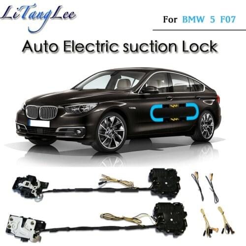 For BMW 5 M5 GT F07 2009~2016 Car Soft Close Door Latch Pass Lock Actuator Auto Electric Absorption Suction Silence Closer