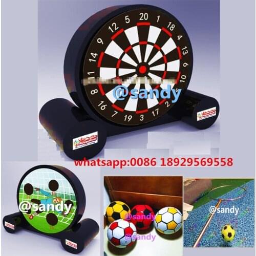 Free air ship to door,double side foot kicking target goal/giant inflatable soccer dart board,inflatable football dart game
