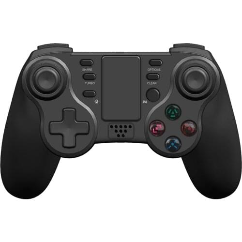Ox Horn Wireless Game Controller Motion Sensing Programmable Gamepad Joystick With Touchpanel Compatible For PS4 PS3 Console