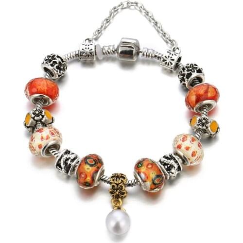 Bettyue Brand Trend Charm Luxury Handmade Flower Beads Jewery Bracelets & Bangles For Woman Retro Elegance Party Wedding Gift