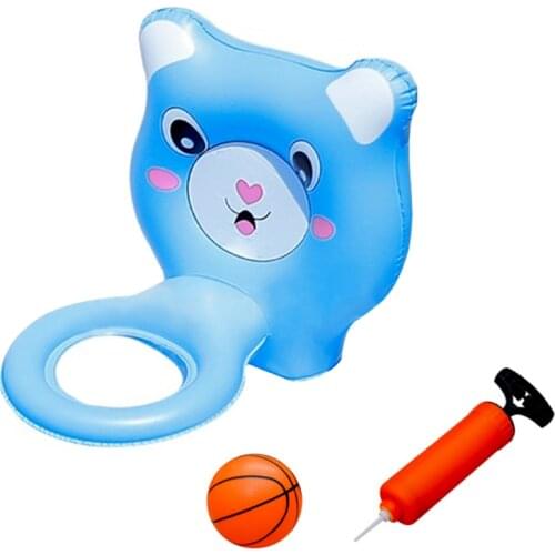 87HD Kids Swimming Pool Supplies Realistic Basketball Float Toy Summer Water Toy