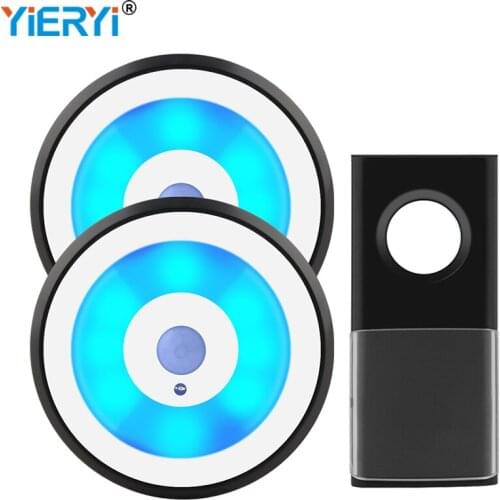 New Wireless Welcome DoorBell Intelligent Home Door Call Induction Night Light 150m Remote USB Power Waterproof for Home Office