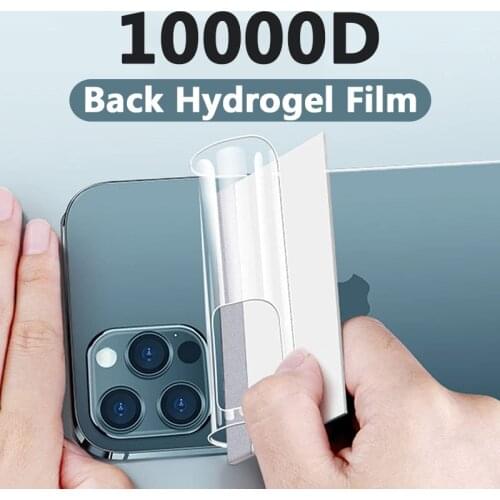 10000D Full Cover Front Back Hydrogel Film On For iPhone 11 12 Pro Max 12 Mini Protective Film On XR XS Max Soft Film Not Glass