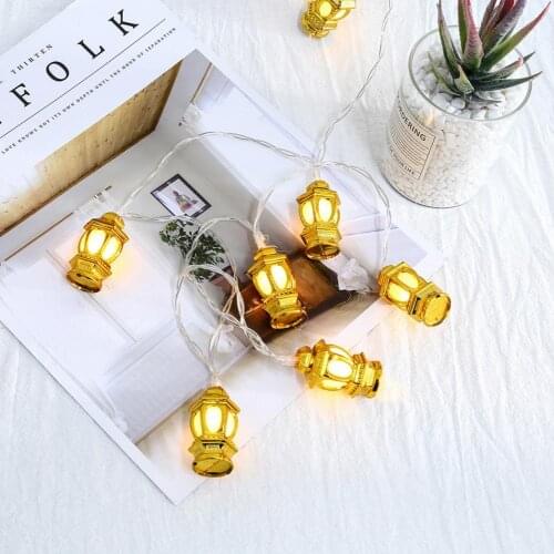 Lamp String Eco-friendly Anti-fade Metal Curtain LED Light for Home Party Supplies Festival Lantern