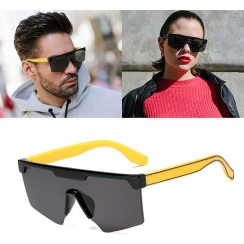 JackJad 2020 Fashion Cool Square Shield Style Top Sunglasses Men Women ins Popular Brand Design Sun Glasses Oculos De Sol 95216
