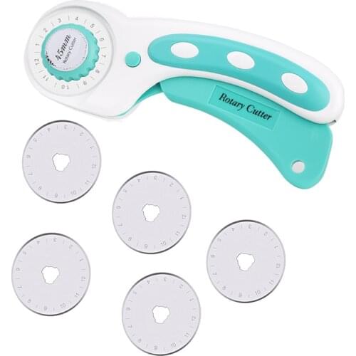 KAOBUY Rotary Cutter DIY Arts Crafts Cutting Cloth Tool Roller Wheel Round Knife Leather Paper Leather Craft Fabrics Accessories