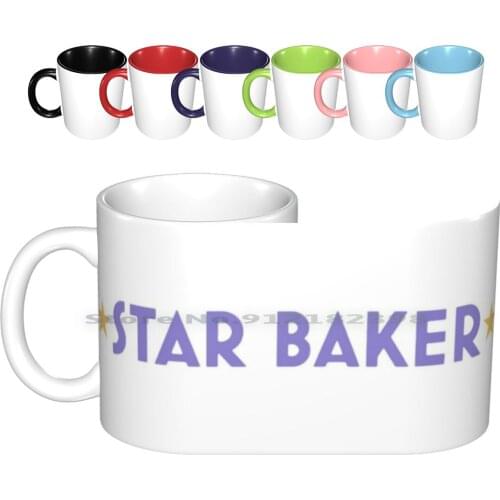 Star Baker Ceramic Mugs Coffee Cups Milk Tea Mug Mary Berry Paul Hollywood Great Britain British Baking Tv Show Soggy Bottom
