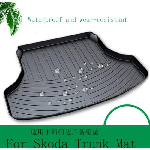 Trunk Mat Suitable for Skoda 2007-2014/2015-2020 Rapid Kodiaq KodiaqGT Octavia Karoq Fabia Yetti Trunk Mat Reserve