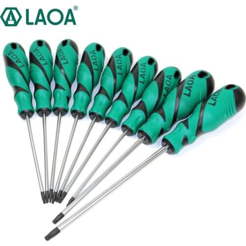 LAOA S2 Double color Handle Hex Torx hexangular screwdriver bolt driver Special screwdrivers