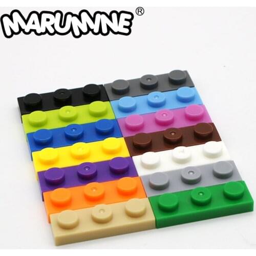 Marumine 1x3 Dots Base Plate 3623 Building Blocks Classic Baseplate Small Bricks Accessories Parts Educational DIY Toys