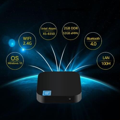 Popular W8 pro intel tv box win10 Z8300 4cores 1.84GHz 64bit 2GB 32GB BT 4.0 TF Card 4K x 2K mini pc