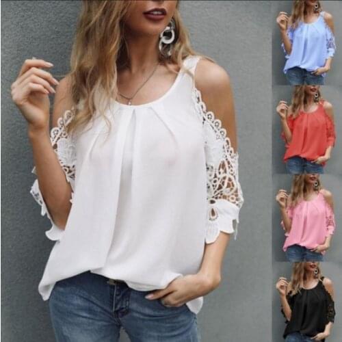 2021 New Spring Summer Autumn Womens Clothes Hot-Selling Hollow-out Camisole Sleeve Leisure Shirt Sexy Blouse