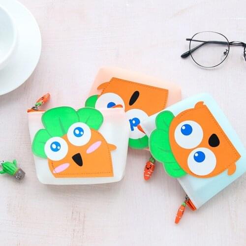 DL New ideas lovable guard radish zero purse jelly glue small fresh cartoon hand with zero Purse Exquisite office supplies