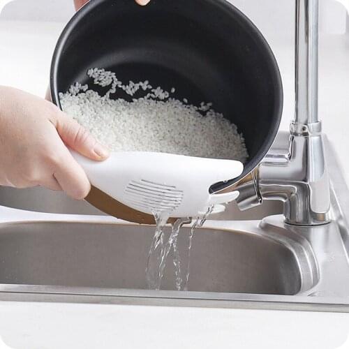Practical and safe non-toxic Wash Rice Tool wash rice colander strainer for kitchen cooking tools
