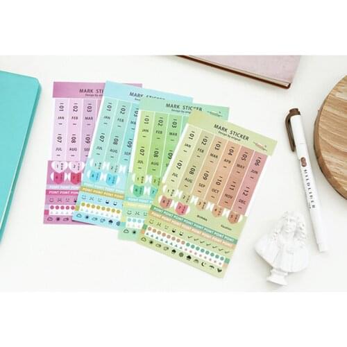 Assorted Color Calendar Reminder Stickers Stickers Reminders for Appointments