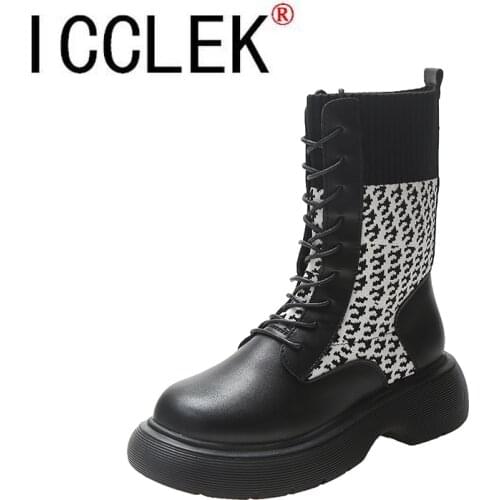 RZSMTYA Women's Wedge Ankle Boots