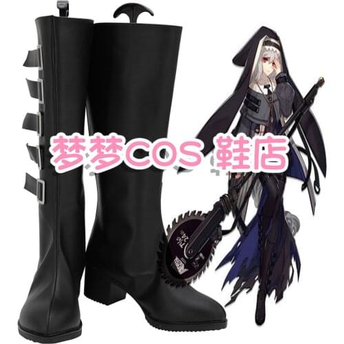 Specter Cosplay Boots Game Arknights AnLiu Skin Cambrian Battle Suit Original Nun Cosplay Costume Halloween shoes Customized