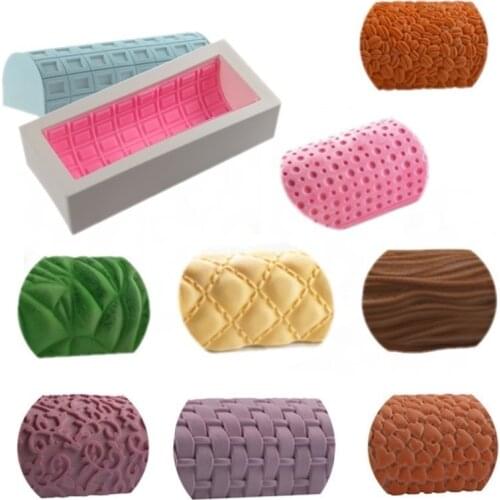 Heart Flowers Shape Texture Silicone Mousse Moulds For Baking Mat Cake Molds Baking Dessert Decorating Tools For Fondant Cakes