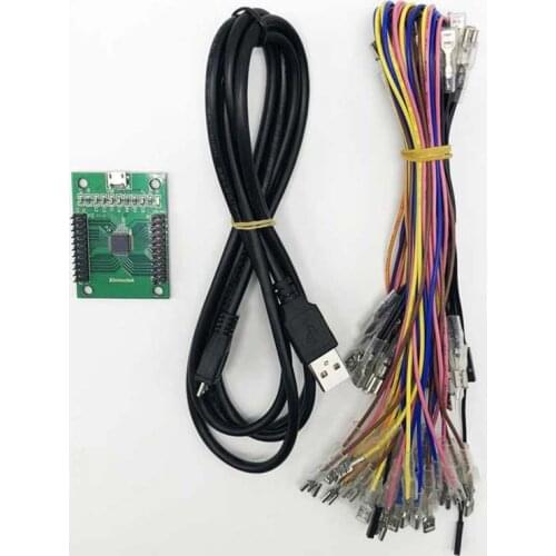 USB Encoder PC PS3 USB to Jamma Arcade USB controller Interface 2 player Keyboard Arcade Joystick game machine