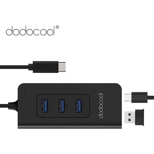 Dodocool USB Type C Hub USB C for Macbook Pro Huawei MateBook Type-C PD Charger 4-Port USB 3.0 Hub Multi USB C Adapter Dock