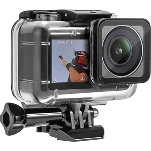 Waterproof Case Housing Surfing Diving Protection Shell with Screw Lens for Osmo Action Sport Camera Accessories