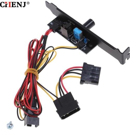 1Pc 3 Channels PC Cooler Cooling Fan Speed Controller For CPU Case HDD VGA Fan
