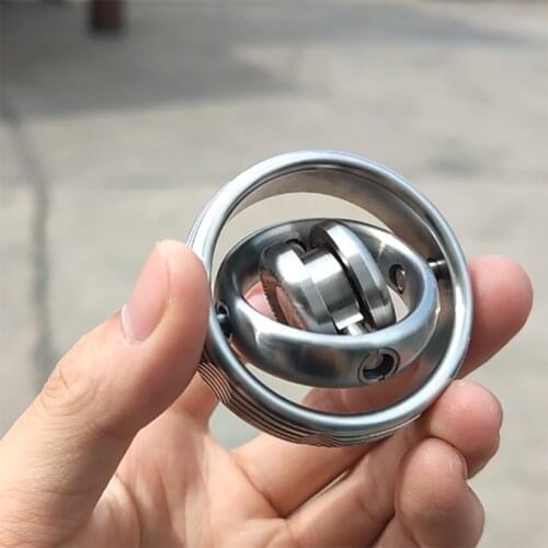 3D Fidget Spinner Gyro Relief Stress Cool EDC ADHD Hand Gyro Fingertip Rotary Balancing Toys for Adults Kids R188 Bearings Metal