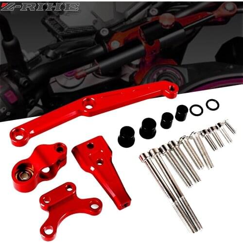 Motorcycle Accessories CNC Aluminum Stabilizer Steering Damper Mount Bracket Kit For Honda CBR650R CBR 650R CBR 650 R 2018-2021