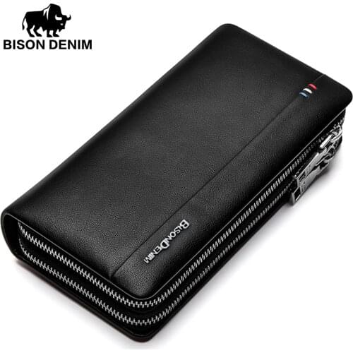 Кошельки на молнии BISON DENIM China At AliExpress