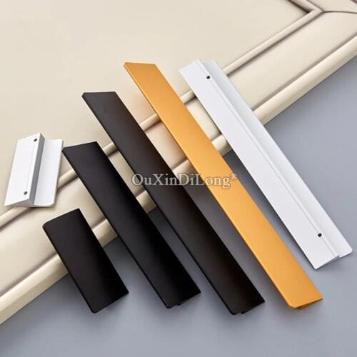 Plus Length 10PCS European Kicthen Cabinet Door Handles Wardrobe Cupboard Drawer Cabinet Pulls Handles Furniture Hardware