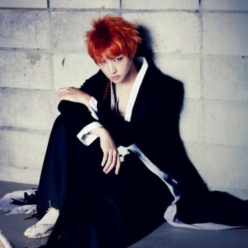 2020 new Anime Bleach Cosplay Costume Kurosaki ichigo Die pa Cosplay Costumes Male Unisex Halloween Kimono Set Clothes Bleach