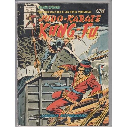 MARVEL, SANG-CHI wild tales JUDO KARATE KUNG-FU VOL II No. 13 , ED. VERTICE, year 1982, author DOUG MOENGH, Spanish comic