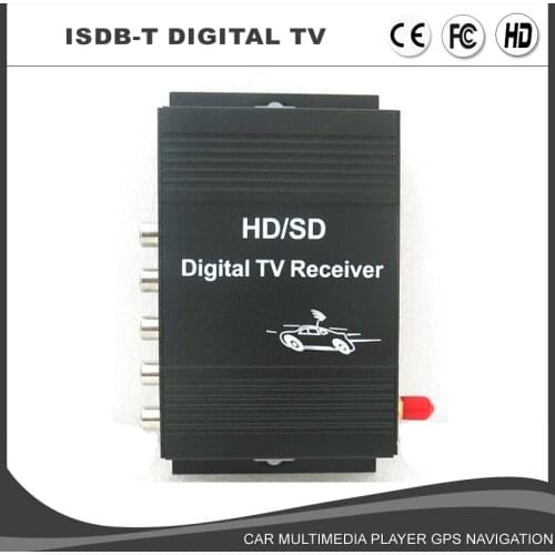 Mobile Car ISDB-T Digital TV BOX External TV Receiver /Tuner For South American ONE SEG Free shipping