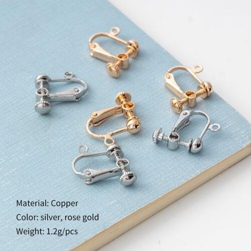 10pcs/bag Fashion Simple punk chain earrings Women Minimalist Earring Jewelry Accessories wholesale Brass Gold/Silver color stud