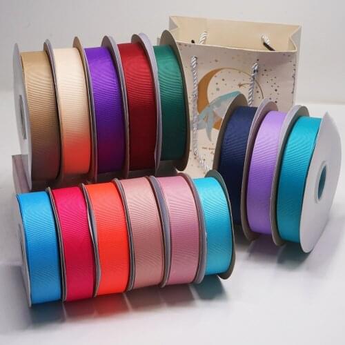 Cheap big sale 25 mm solid colors grosgrain ribbon