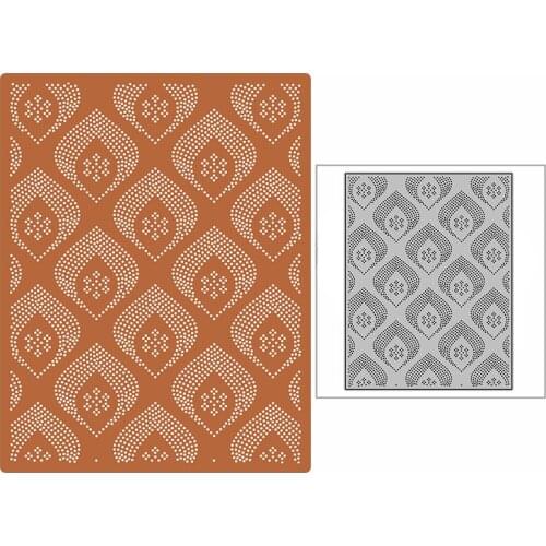 New Snowflake in Ornament Background Plate Craft Embossing Mold 2021 Metal Cutting Dies for DIY Scrapbooking Album Card Making