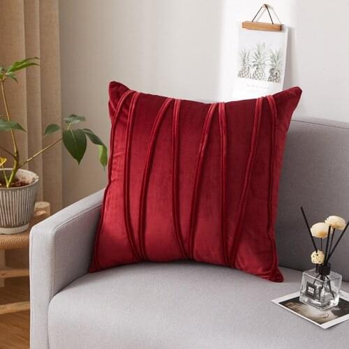 Solid Color Square Throw Pillow Soft Sofa Chair Window Seat Cushions Warm Tatami Mattress Butt Pads Home Decor
