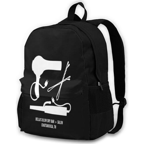 Hairdresser Backpacks Large Stylish Polyester Backpack Elementary School Woman Bags