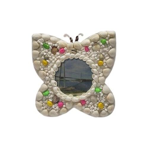Modern Mrç Decorative Sea -Shelled Butterfly Design Album frame фоторамка коллаж Photo frame